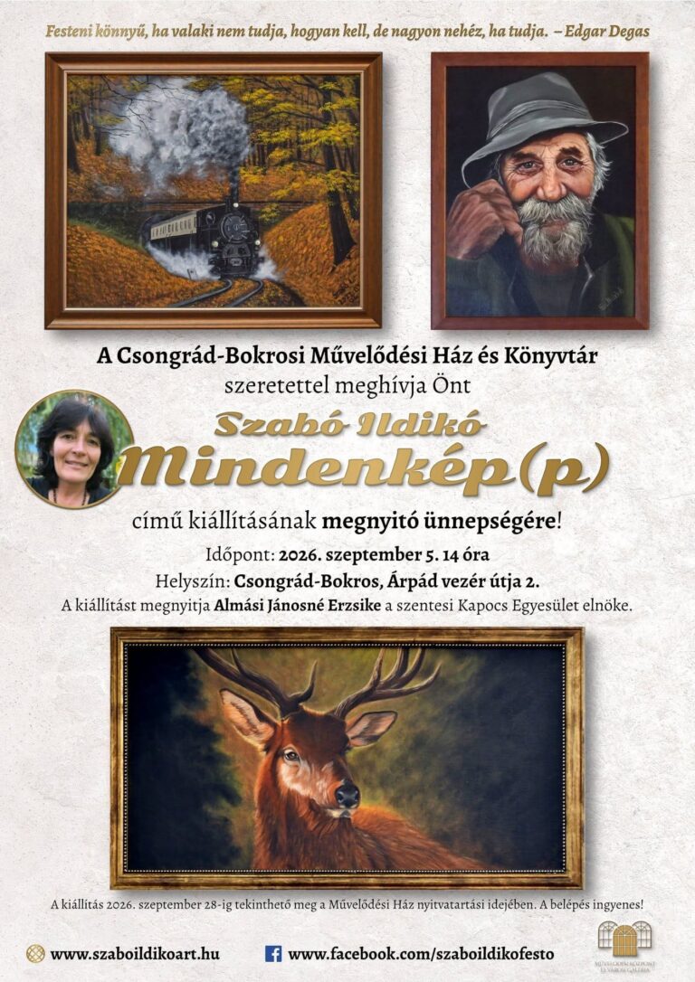 Bokros kiállítás